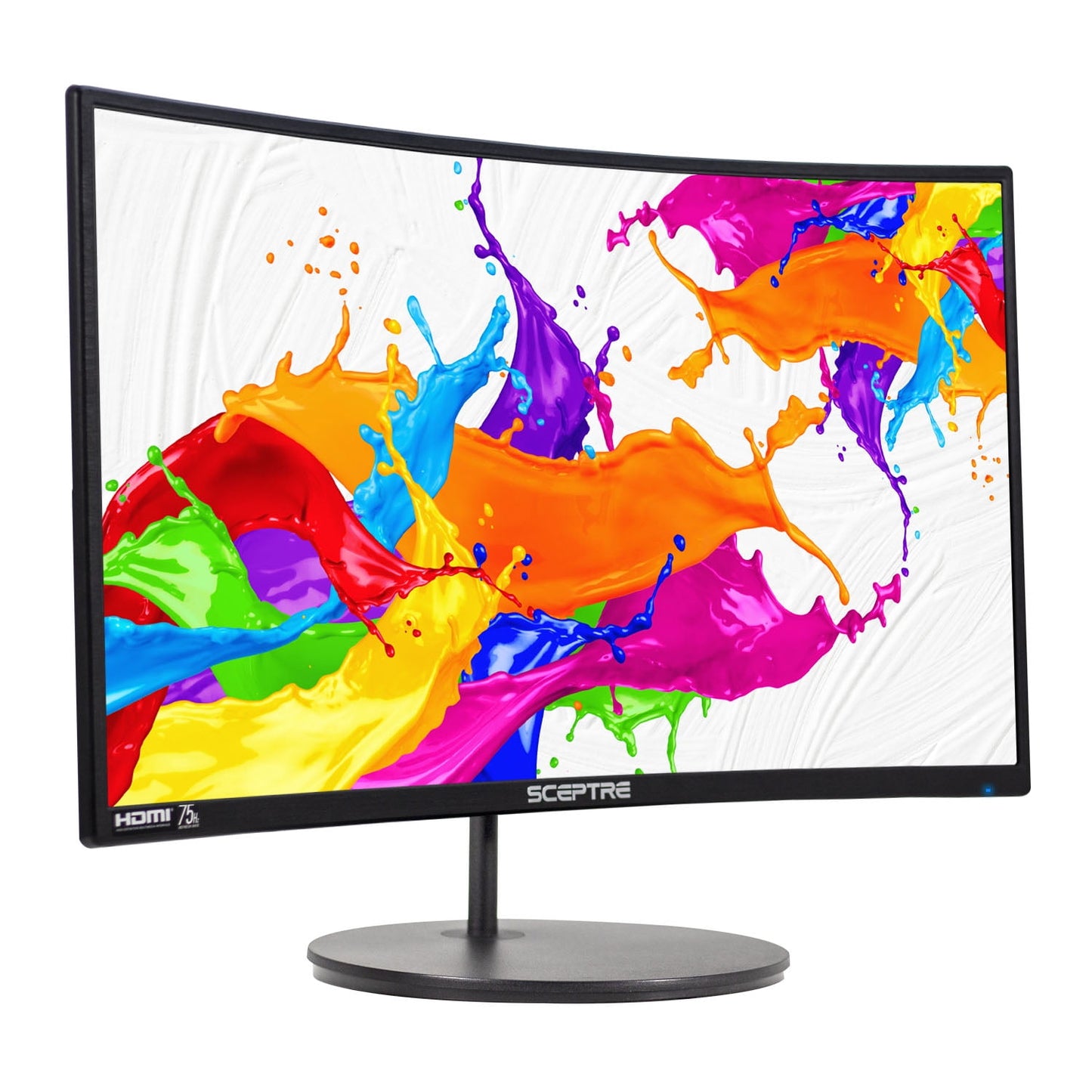 Sceptre C248W-1920RN 24" 1080P LED Curved Computer Monitor, Black
