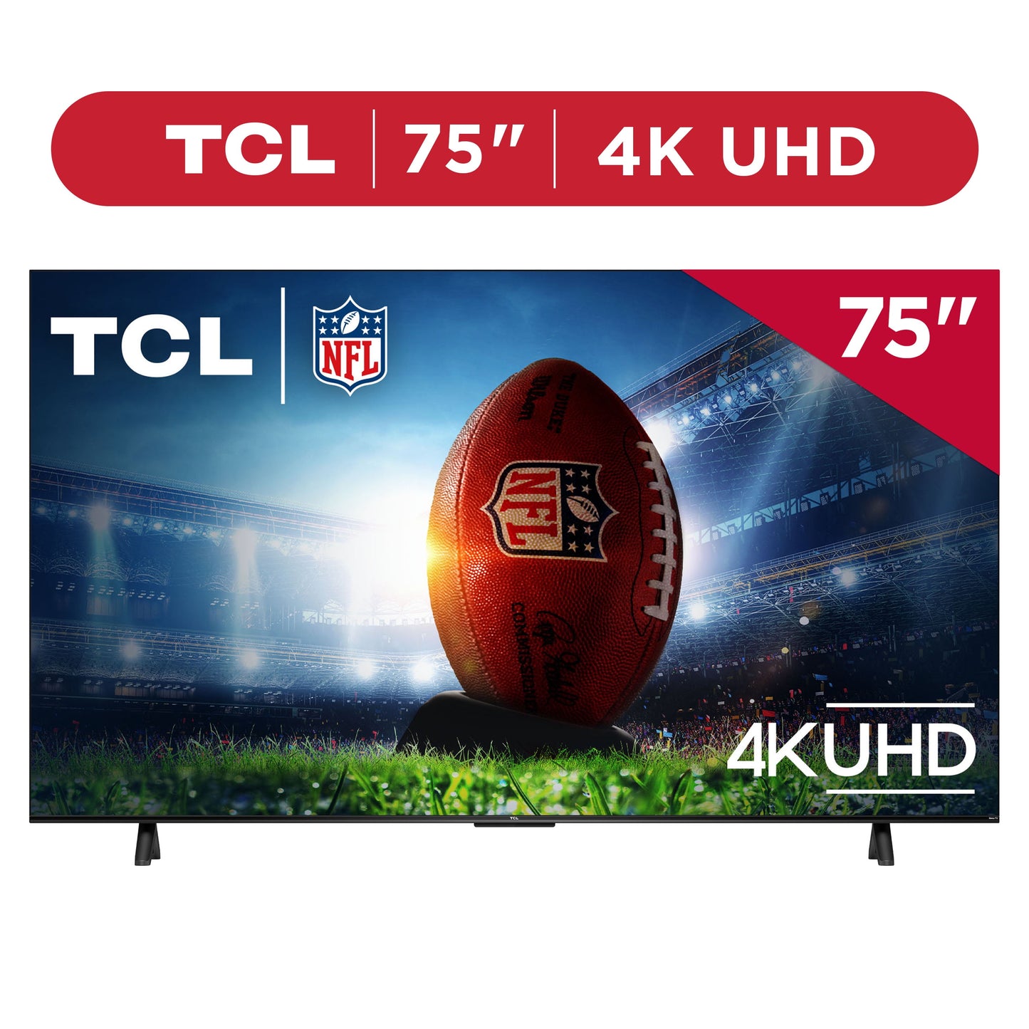 TCL 75" Class 4-Series 4K UHD HDR Smart Roku TV