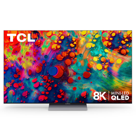 TCL 75" Class 6-Series 8K Mini-LED UHD QLED Dolby Vision HDR Smart Roku TV
