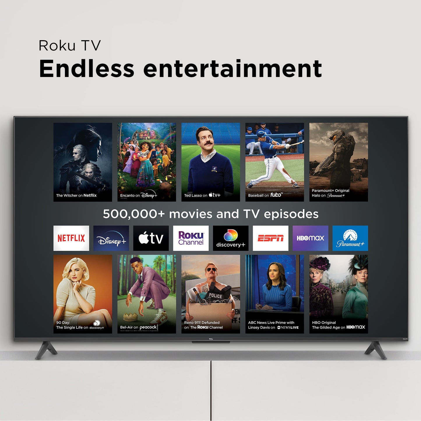 TCL 43" Class 4-Series 4K UHD HDR Smart Roku TV