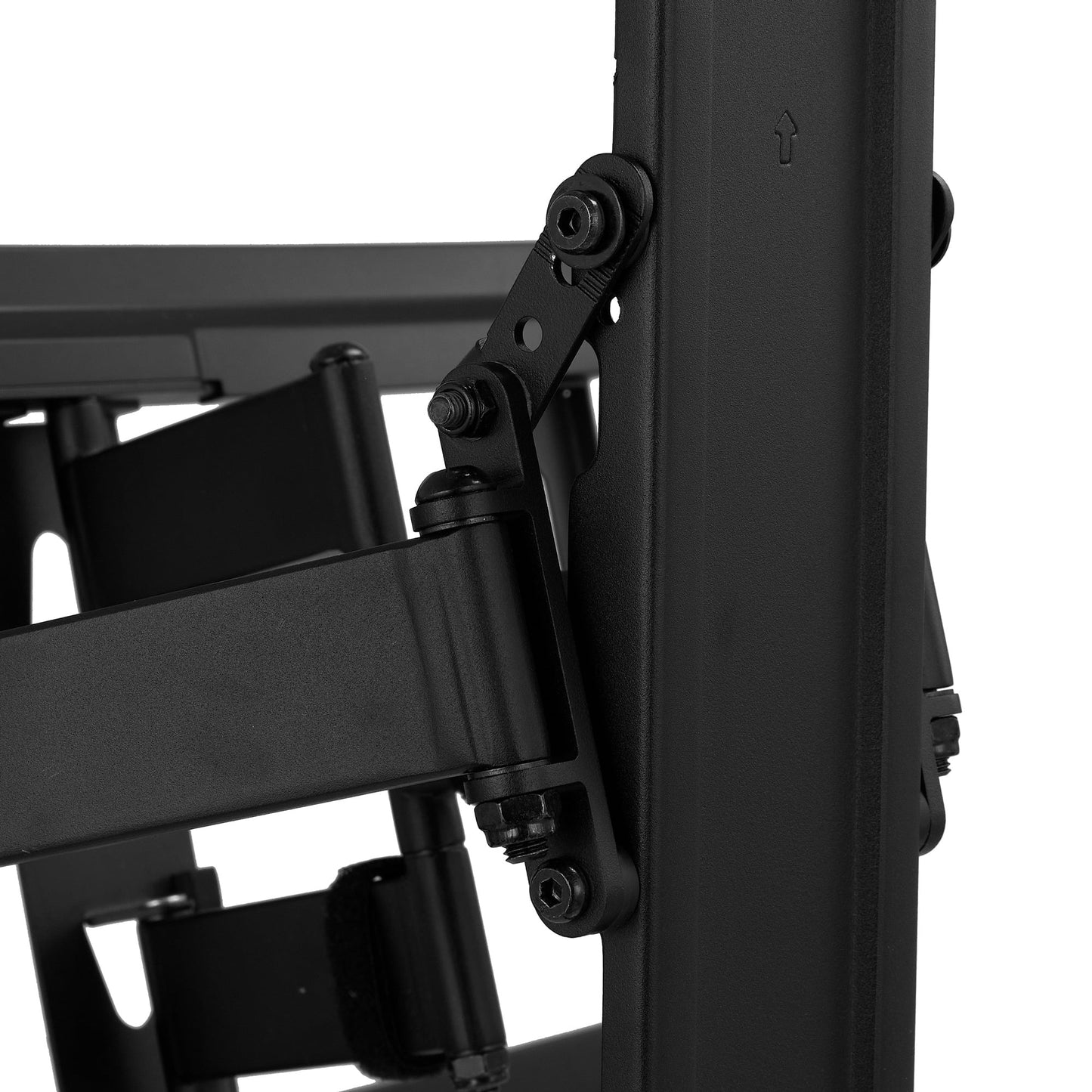 Ultra-slim Full Motion TV Wall Mount for 50" to 86" TVs, swivel ±45°, up to +5°/-20° Tilting