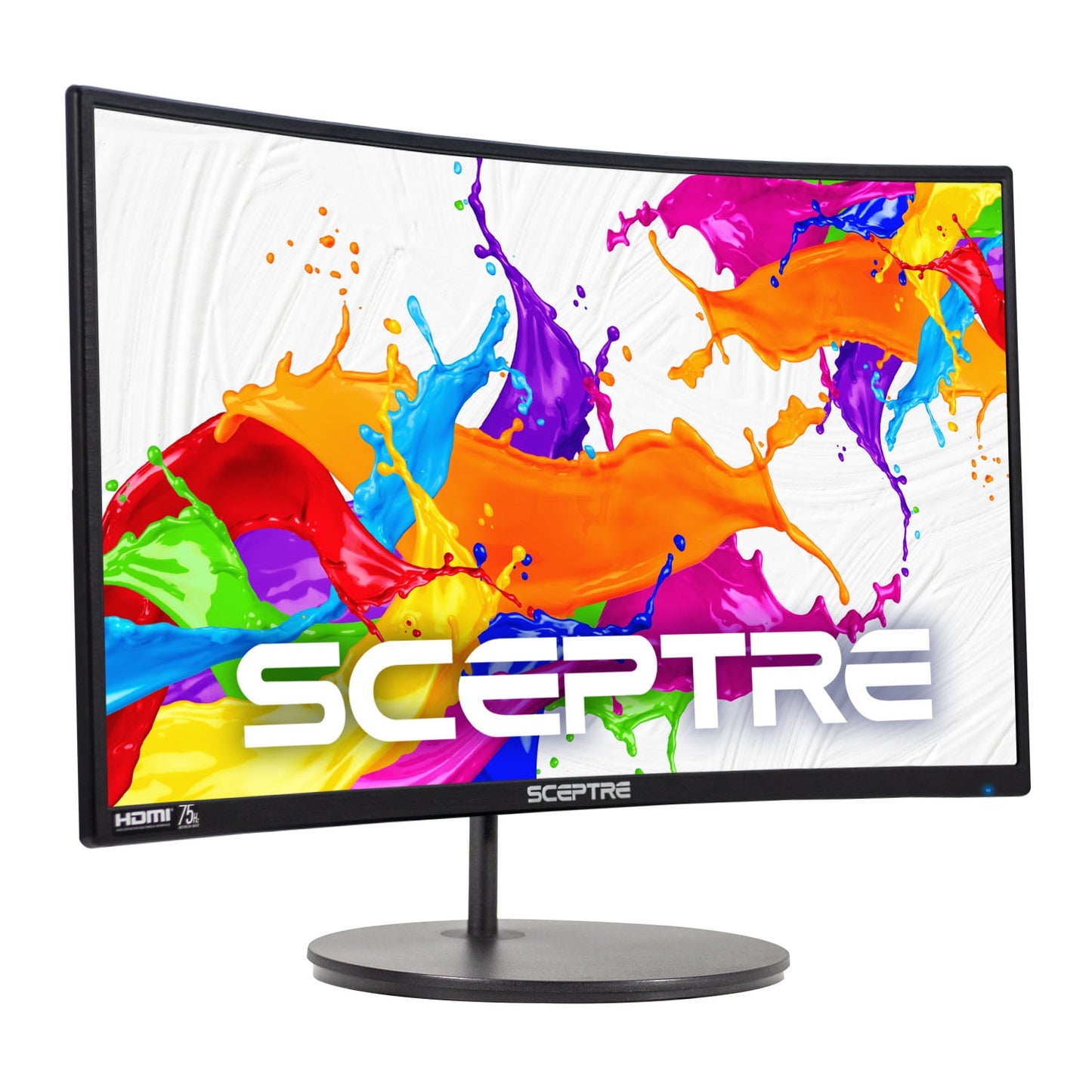 Sceptre C248W-1920RN 24" 1080P LED Curved Computer Monitor, Black
