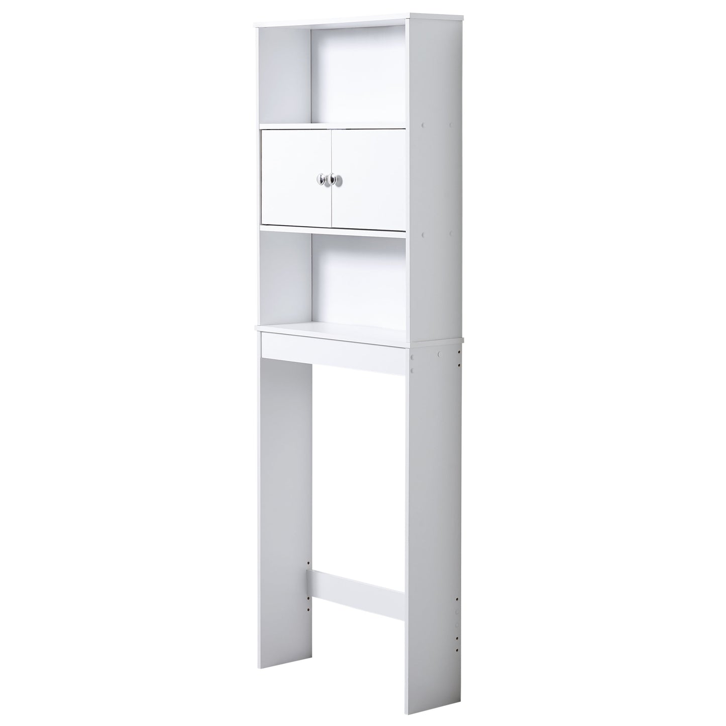 23" W 3-Shelf Bathroom Space Saver-White