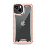 Iphone Case with Tempered Glass Compatible with Apple iPhone 13 Pro (6.1) - Rose Gold