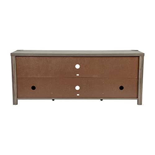 Flash Furniture Modern Farmhouse Barn Door TV Stand - Gray Wash 59 Inch Entertainment Center - for TV's up to 65 Inches - Adjustable Middle Shelf