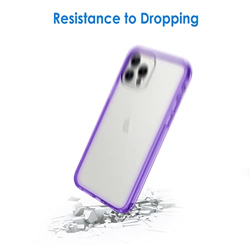 iPhone 12/12 Pro 6.1-Inch, Shockproof Phone Bumper Cover, Anti-Scratch Clear Back (HD Clear)