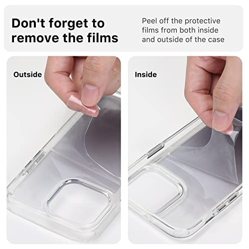 Magnetic Slim Case for iPhone 14 Pro Max Case 6.7", Compatible with MagSafe, Military Grade Drop Shockproof