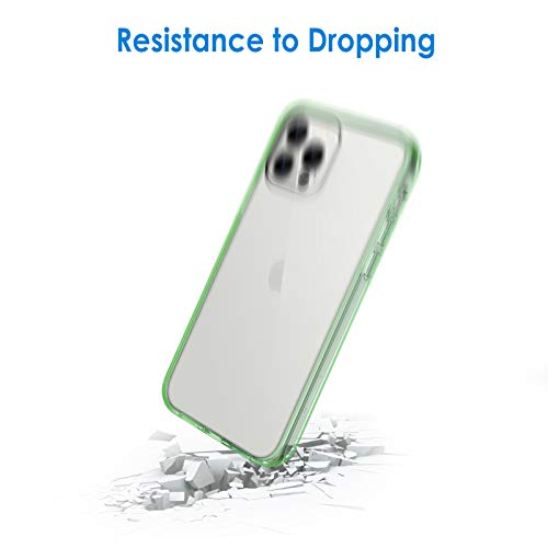 iPhone 12/12 Pro 6.1-Inch, Shockproof Phone Bumper Cover, Anti-Scratch Clear Back (HD Clear)