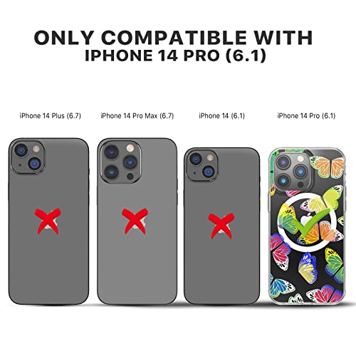 iPhone 14 Pro Case 6.1 inch, Compatible with MagSafe, Military Grade Drop Shockproof