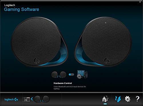 Logitech G560 PC Gaming Speaker System with 7.1 DTS:X Ultra Surround Sound, Game based LIGHTSYNC RGB, Two Speakers and Subwoofer, Immersive Gaming Experience - Black