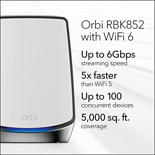 NETGEAR Orbi Whole Home Tri-band Mesh Wi-Fi 6 System