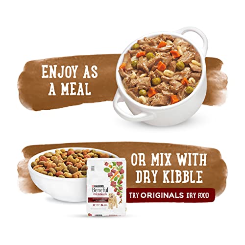 Purina Beneful Small Breed Wet Dog Food Variety Pack, IncrediBites with Real Beef, Chicken or Salmon - Cans