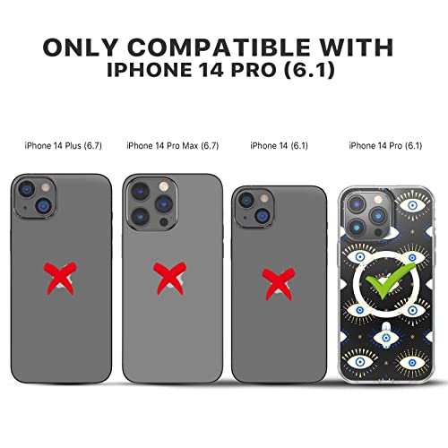 Magnetic Slim Case for iPhone 14 Pro Max Case 6.7", Compatible with MagSafe, Military Grade Drop Shockproof