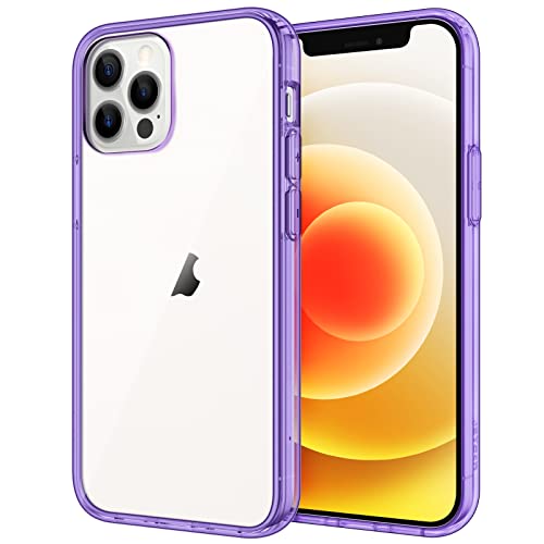 iPhone 12/12 Pro 6.1-Inch, Shockproof Phone Bumper Cover, Anti-Scratch Clear Back (HD Clear)