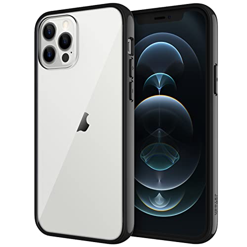 iPhone 12/12 Pro 6.1-Inch, Shockproof Phone Bumper Cover, Anti-Scratch Clear Back (HD Clear)