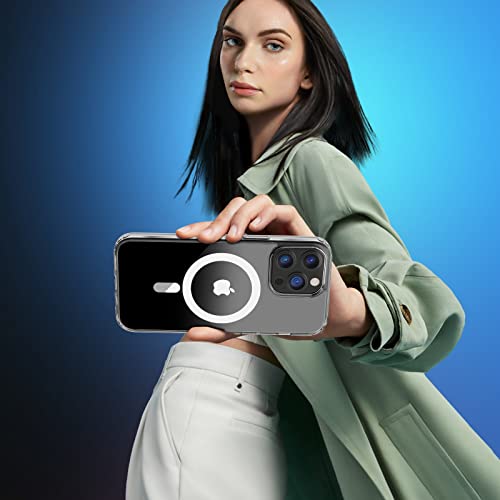 Magnetic Slim Case for iPhone 14 Pro Max Case 6.7", Compatible with MagSafe, Military Grade Drop Shockproof