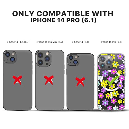 Magnetic Slim Case for iPhone 14 Pro Max Case 6.7", Compatible with MagSafe, Military Grade Drop Shockproof
