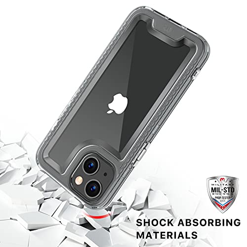 Iphone Case with Tempered Glass Compatible with Apple iPhone 13 Pro (6.1) - Rose Gold