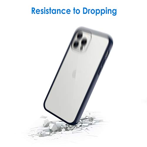 iPhone 12/12 Pro 6.1-Inch, Shockproof Phone Bumper Cover, Anti-Scratch Clear Back (HD Clear)