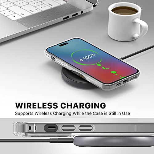 Magnetic Slim Case for iPhone 14 Pro Max Case 6.7", Compatible with MagSafe, Military Grade Drop Shockproof