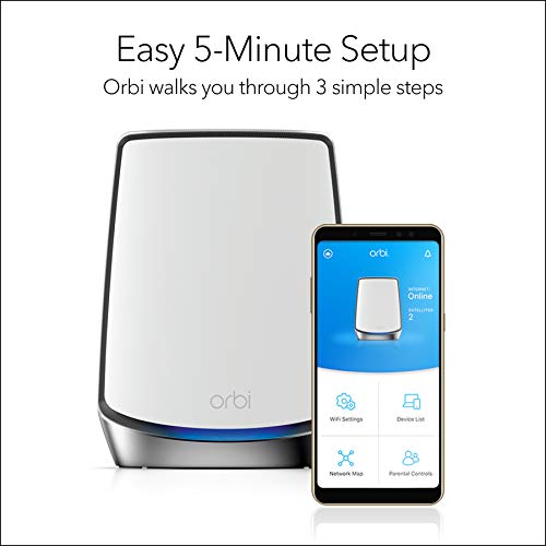 NETGEAR Orbi Whole Home Tri-band Mesh Wi-Fi 6 System