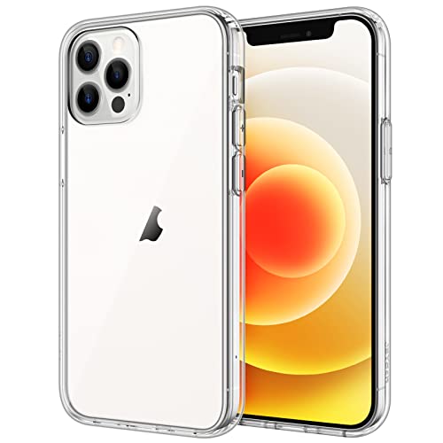 iPhone 12/12 Pro 6.1-Inch, Shockproof Phone Bumper Cover, Anti-Scratch Clear Back (HD Clear)