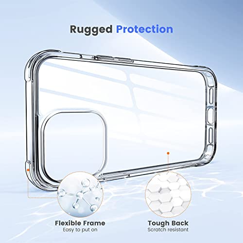 iPhone 13 Pro Max Clear Case Protective Bumper Case
