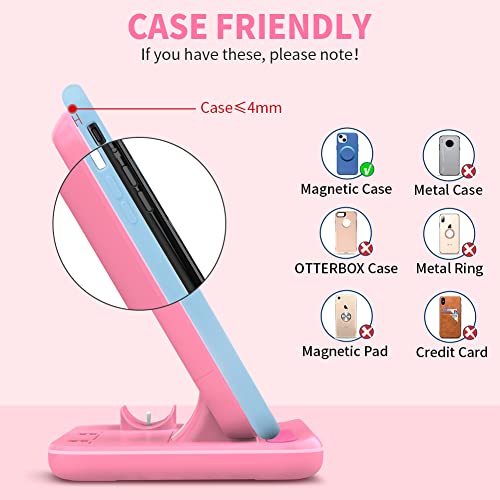 Wireless Charger 3 in 1, 15W Fast Charging Station