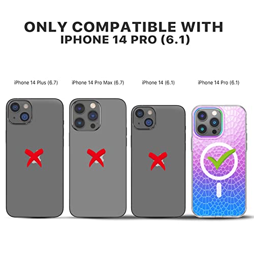 Magnetic Slim Case for iPhone 14 Pro Max Case 6.7", Compatible with MagSafe, Military Grade Drop Shockproof
