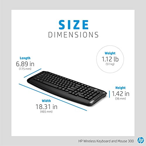 HP Wireless Keyboard and Mouse 300