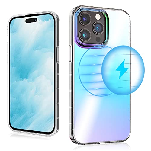 Magnetic Slim Case for iPhone 14 Pro Max Case 6.7", Compatible with MagSafe, Military Grade Drop Shockproof