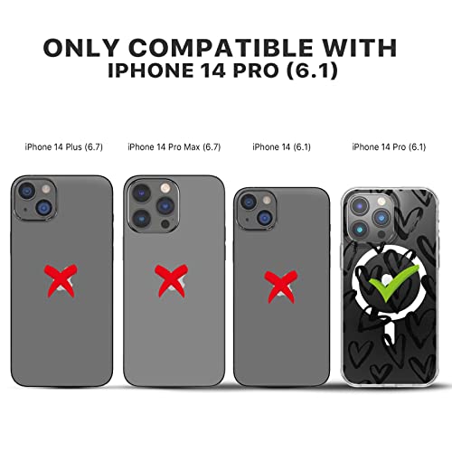 Magnetic Slim Case for iPhone 14 Pro Max Case 6.7", Compatible with MagSafe, Military Grade Drop Shockproof