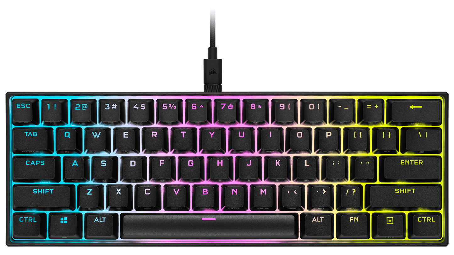 Corsair K65 RGB Mini Mechanical Gaming Keyboard - CHERRY MX Red