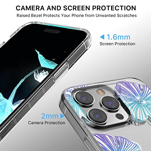 Magnetic Slim Case for iPhone 14 Pro Max Case 6.7", Compatible with MagSafe, Military Grade Drop Shockproof