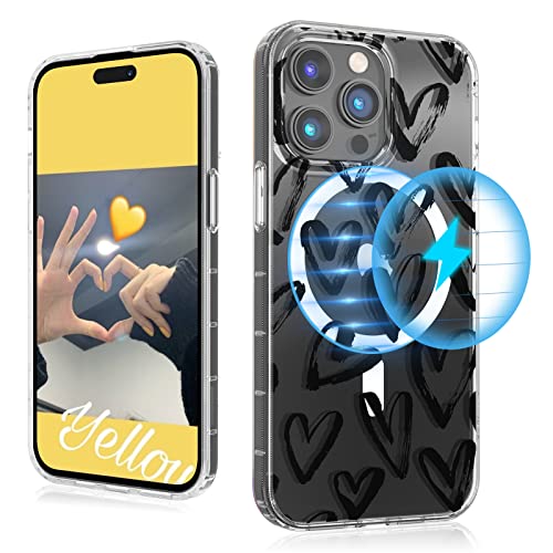 Magnetic Slim Case for iPhone 14 Pro Max Case 6.7", Compatible with MagSafe, Military Grade Drop Shockproof