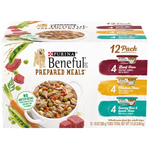 Purina Beneful Small Breed Wet Dog Food Variety Pack, IncrediBites with Real Beef, Chicken or Salmon - Cans