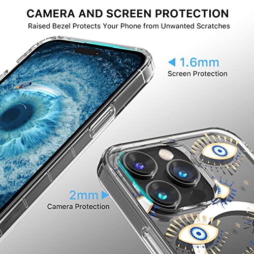 Magnetic Slim Case for iPhone 14 Pro Max Case 6.7", Compatible with MagSafe, Military Grade Drop Shockproof
