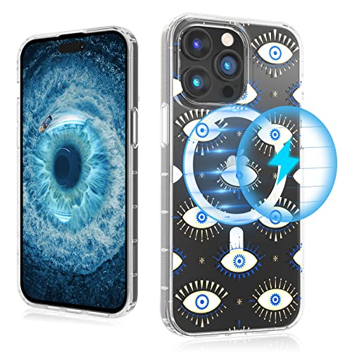 Magnetic Slim Case for iPhone 14 Pro Max Case 6.7", Compatible with MagSafe, Military Grade Drop Shockproof