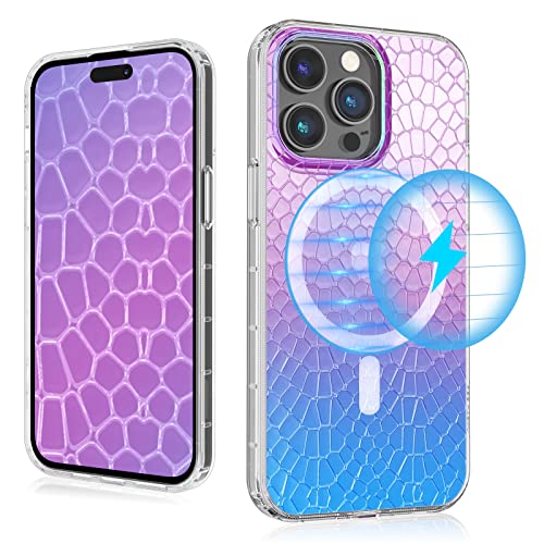 Magnetic Slim Case for iPhone 14 Pro Max Case 6.7", Compatible with MagSafe, Military Grade Drop Shockproof