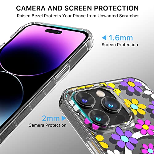 Magnetic Slim Case for iPhone 14 Pro Max Case 6.7", Compatible with MagSafe, Military Grade Drop Shockproof