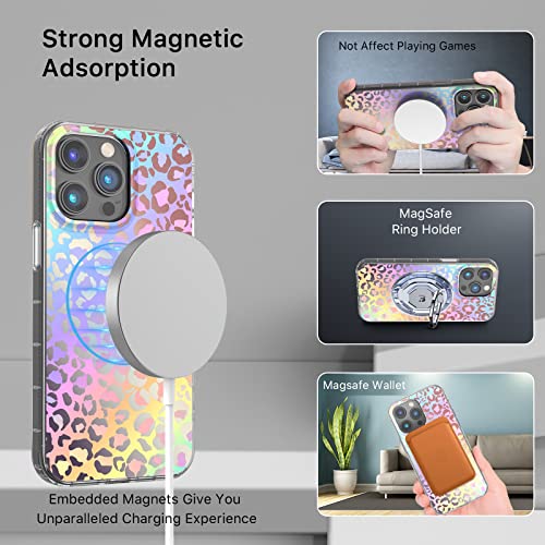 Magnetic Slim Case for iPhone 14 Pro Max Case 6.7", Compatible with MagSafe, Military Grade Drop Shockproof