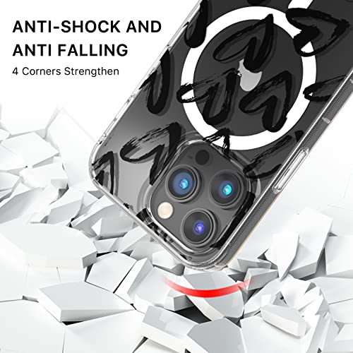 Magnetic Slim Case for iPhone 14 Pro Max Case 6.7", Compatible with MagSafe, Military Grade Drop Shockproof