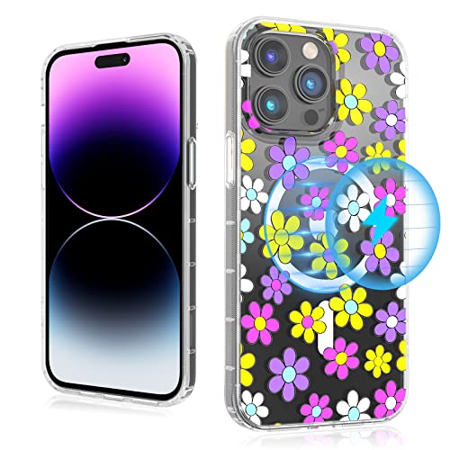 Magnetic Slim Case for iPhone 14 Pro Max Case 6.7", Compatible with MagSafe, Military Grade Drop Shockproof