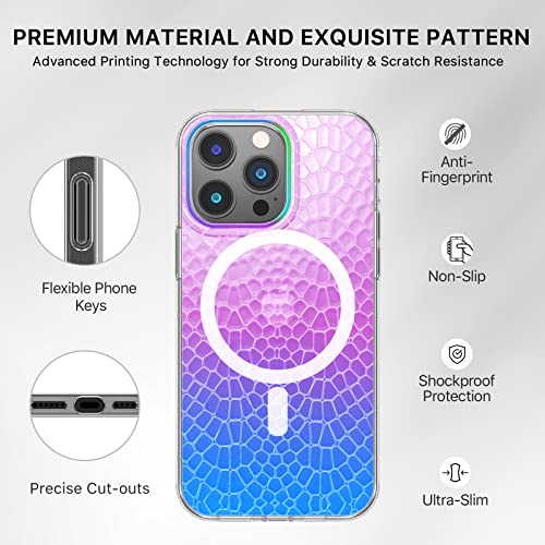 Magnetic Slim Case for iPhone 14 Pro Max Case 6.7", Compatible with MagSafe, Military Grade Drop Shockproof