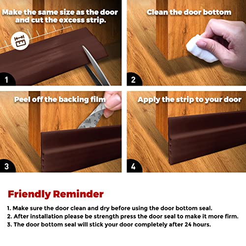 Door Draft Stopper Under Door Draft Blocker Insulator Door Sweep