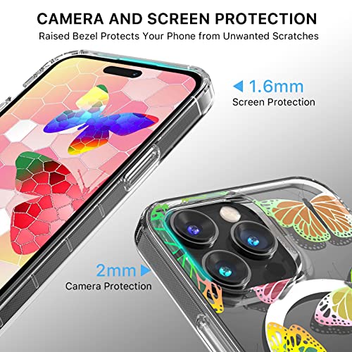 Magnetic Slim Case for iPhone 14 Pro Max Case 6.7", Compatible with MagSafe, Military Grade Drop Shockproof
