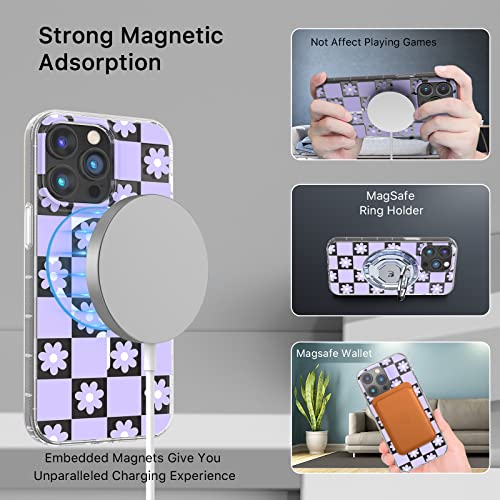 iPhone 14 Pro Case 6.1 inch, Compatible with MagSafe, Military Grade Drop Shockproof