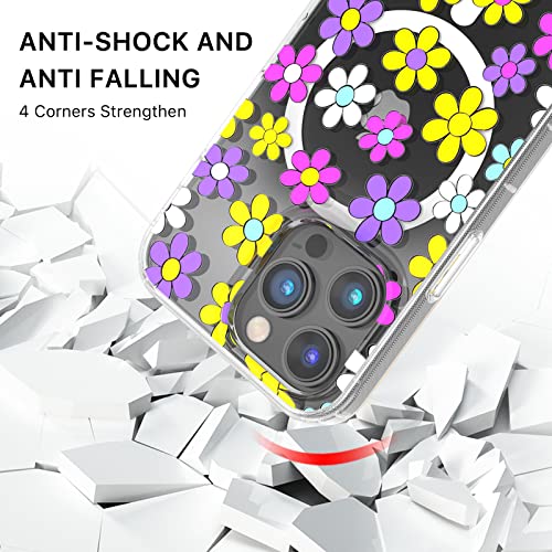 Magnetic Slim Case for iPhone 14 Pro Max Case 6.7", Compatible with MagSafe, Military Grade Drop Shockproof