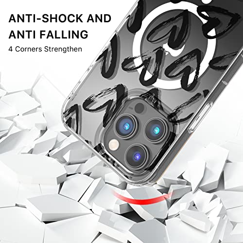 Magnetic Slim Case for iPhone 14 Pro Max Case 6.7", Compatible with MagSafe, Military Grade Drop Shockproof