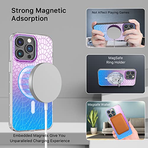 Magnetic Slim Case for iPhone 14 Pro Max Case 6.7", Compatible with MagSafe, Military Grade Drop Shockproof